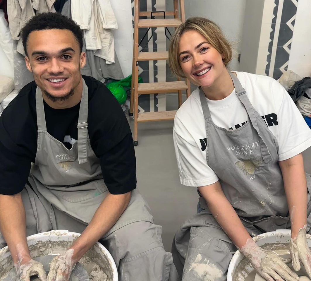 Antonee Robinson and Darcy Myers in 2025.Credit: Antonee Robinson/Instagram