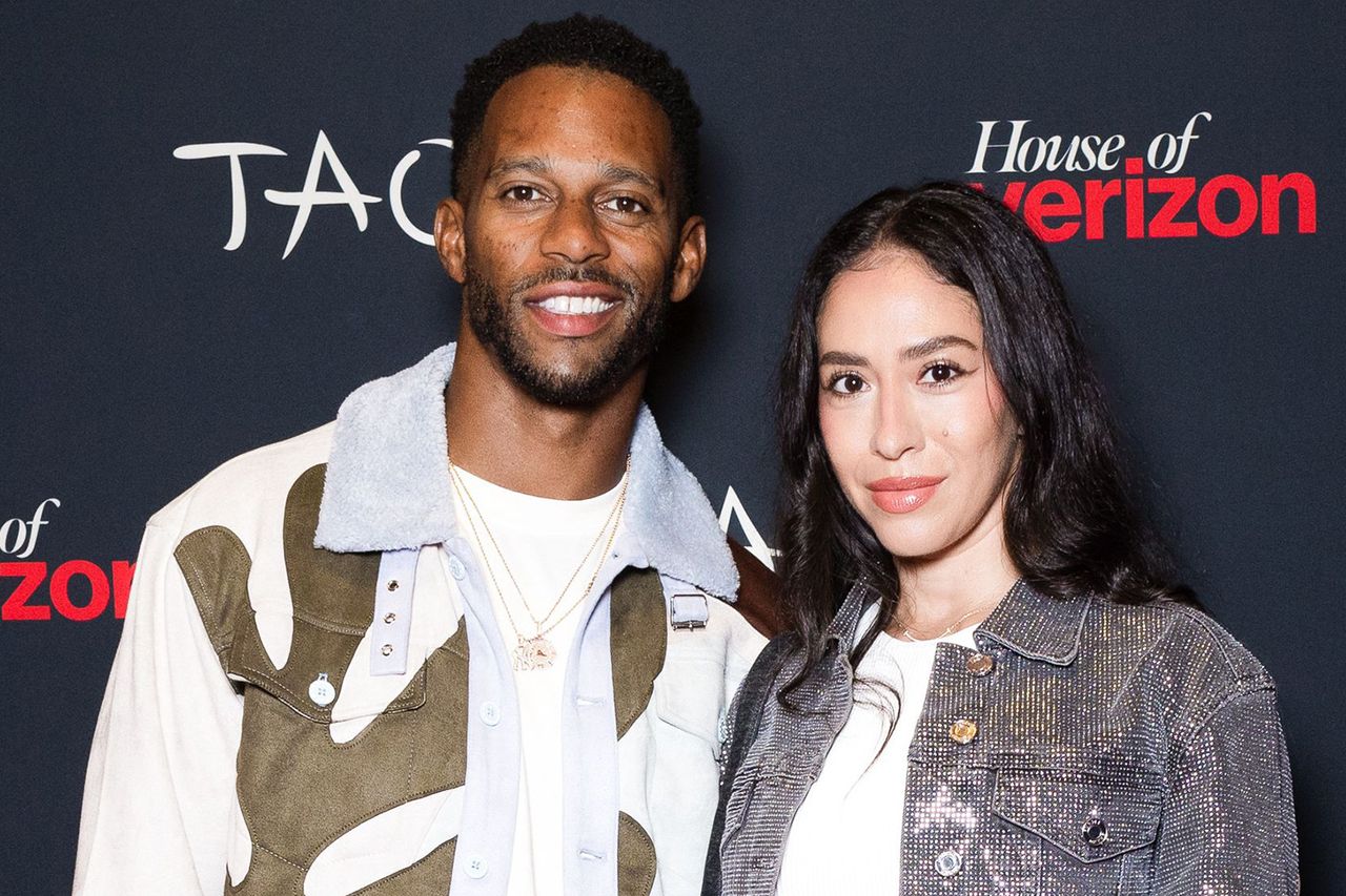Victor Cruz and Orange Calderon in February 2025Credit: Tiffany Sage/BFA.com/Shutterstock