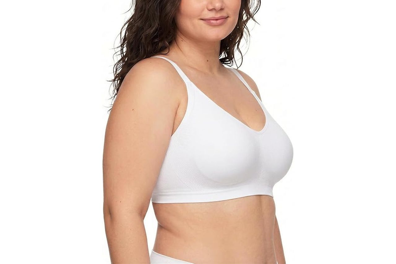 Warners Easy Does It Underarm-Smoothing with Seamless Stretch Wireless Lightly Lined Comfort Bra Credit: Amazon