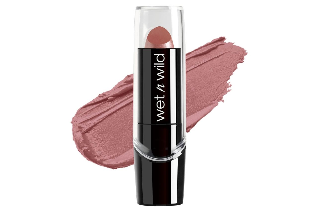 wet n wild Silk Finish Lipstick, Hydrating Rich Buildable Lip Color, Formulated with Vitamins A,E, & Macadamia for Ultimate Hydration, Cruelty-Free & Vegan - Dark Pink Frost Credit: Amazon
