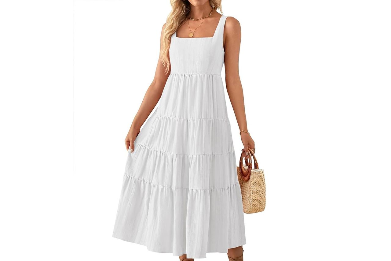 ZESICA Women's 2024 Summer Sleeveless Dress Credit: Amazon