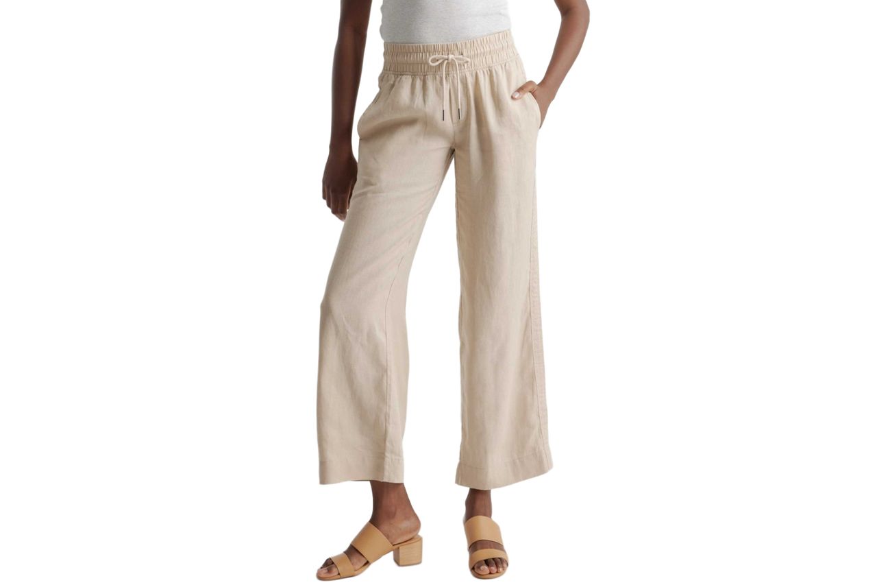 100% European Linen Wide Leg Pants Credit: Quince