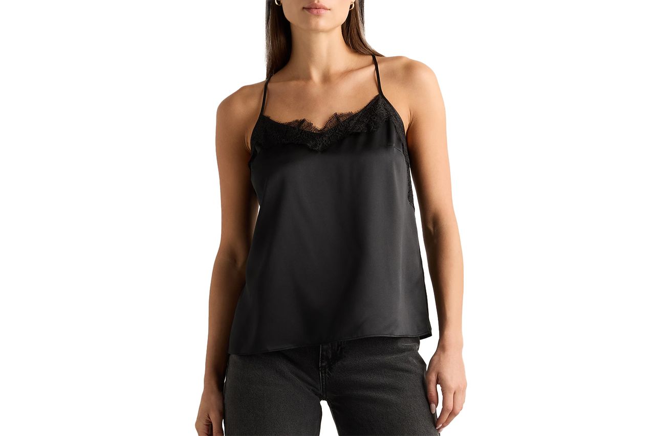 Washable Silk Lace Cami Credit: Quince