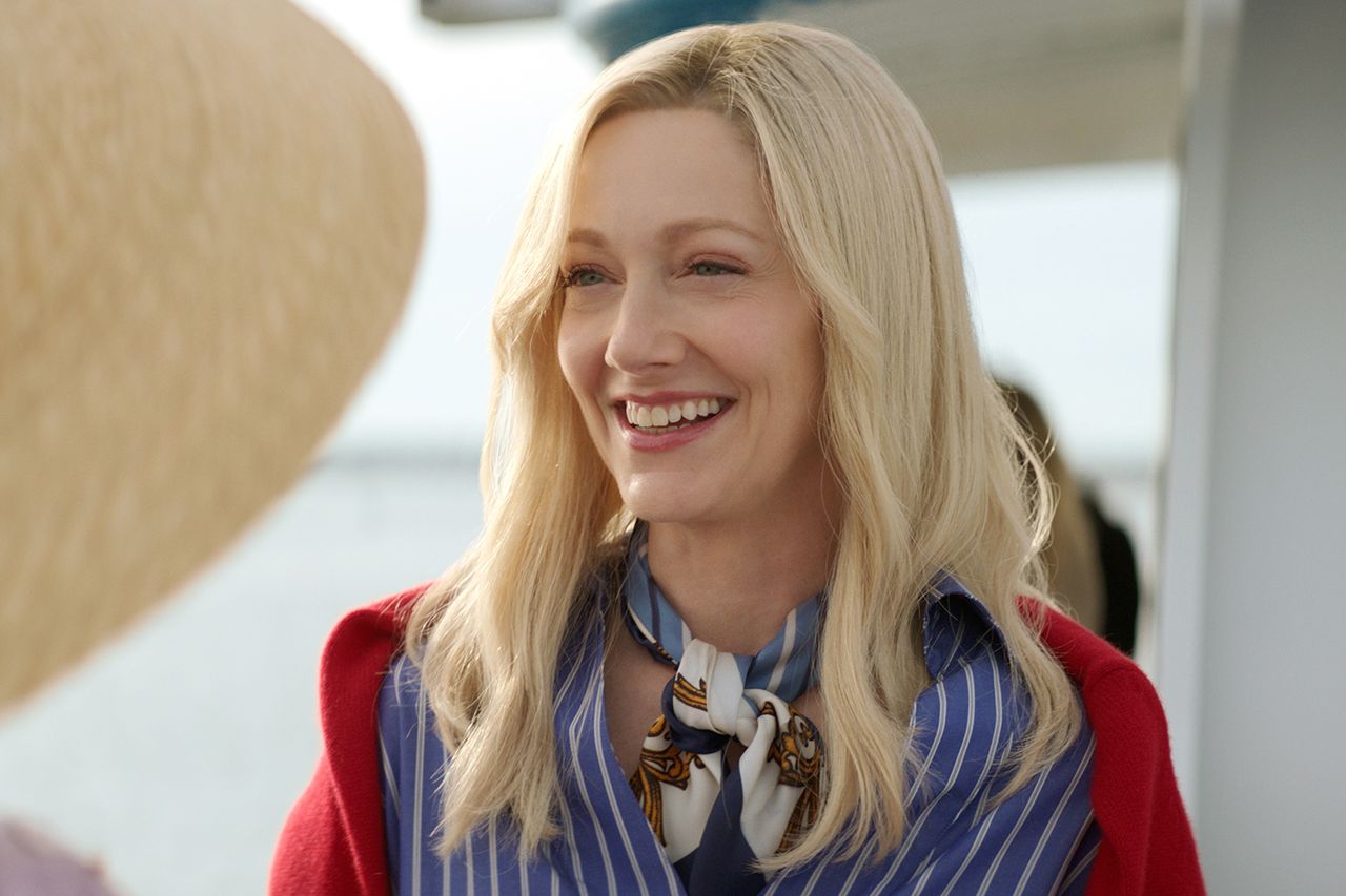 THE FIVE STAR WEEKEND -- Pictured: Judy Greer as Electra Judy Greer as Electra in ‘The Five Star Weekend’Credit: PEACOCK