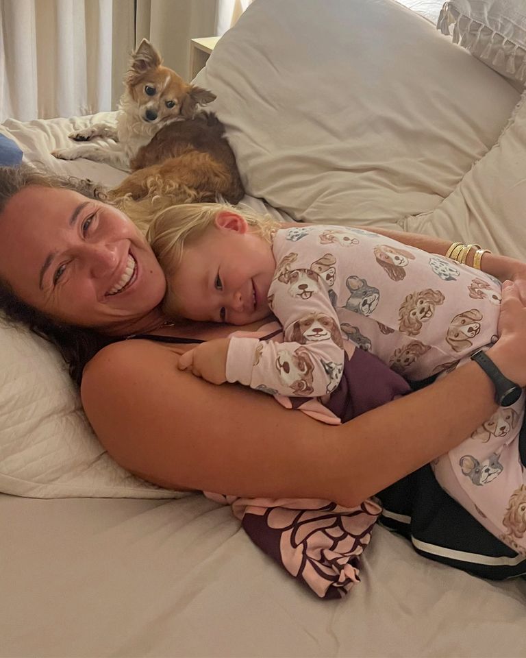 Carissa Moore and her baby daughter.Credit: Carissa Moore/Instagram