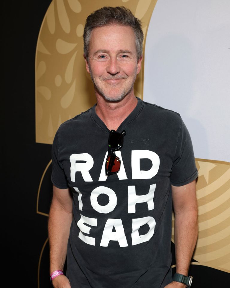 Edward Norton attends the FIFA World Cup 2026 Group D match between TÃ¼rkiye and USA at Los Angeles Stadium on June 25, 2026Credit: FIFA via Getty