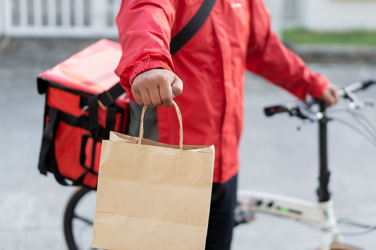 Food delivery man - Stock photo (Stock Image) Doordash says that it supports D.C.’s Home RuleCredit: Getty