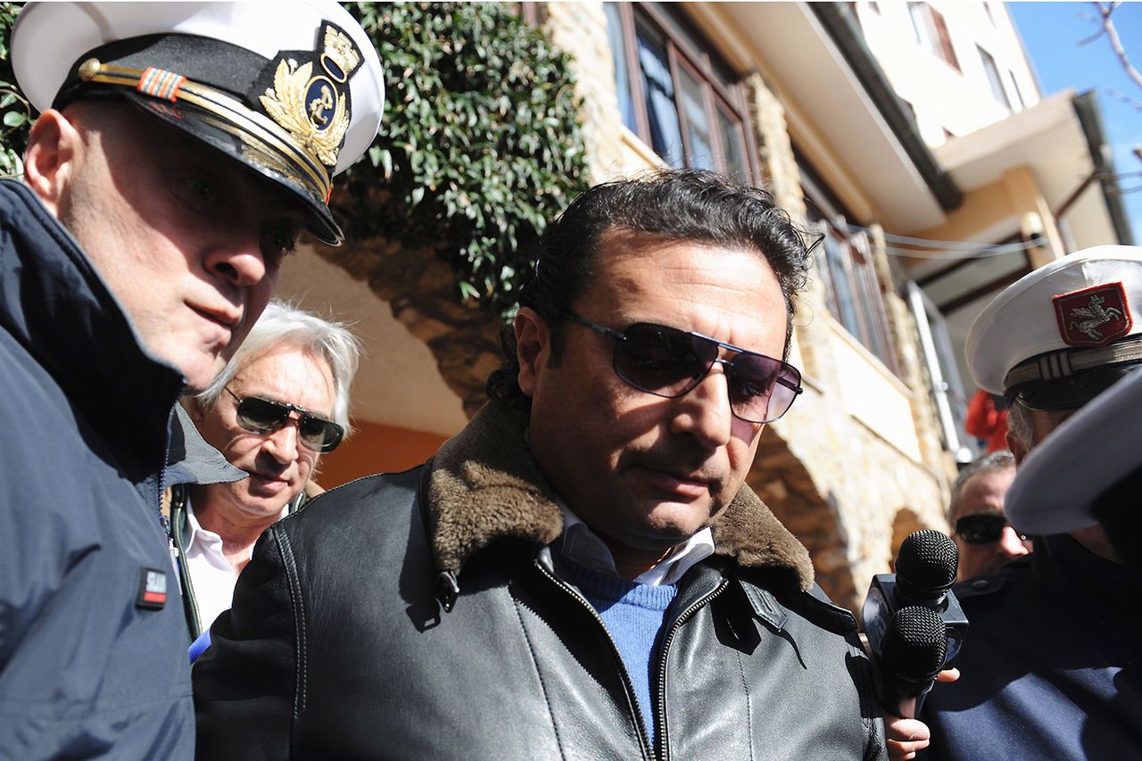 Francesco Schettino on February 27, 2014 in ItalyCredit: Laura Lezza/Getty