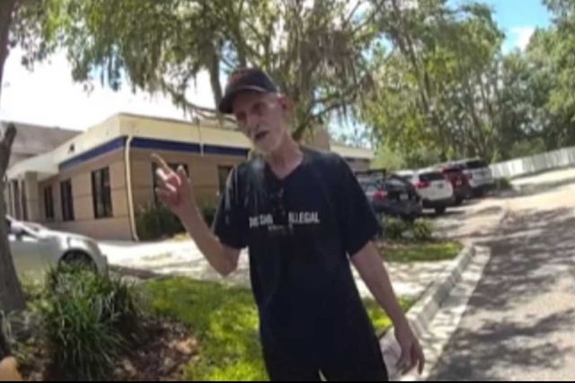 Gary Edward Glowacz in police bodycam footage.Credit: Jacksonville Sheriff's Office