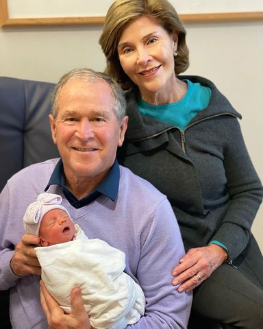 George W. Bush and Laura Welcome Granddaughter Cora After Barbara Gives Birth: 'Proud and Grateful' Credit: George W. Bush/Instagram
