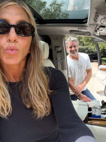 Jennifer Aniston and Jim CurtisCredit: Jennifer Aniston/Instagram
