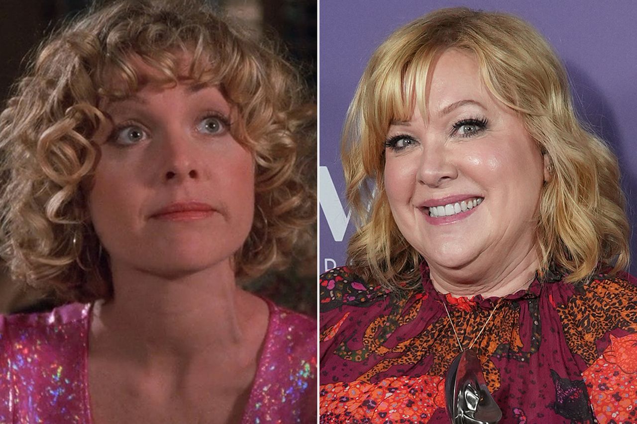 From left: Jennifer Aspen as Daphne Jablonsky on ‘Party of Five’; Jennifer Aspen attends the Alliance for Women in Media Foundation’s 51st annual Gracie Awards at the Beverly Wilshire, a Four Seasons Hotel in Beverly Hills, Calif., on May 19, 2026Credit: Fox; Presley Ann/Getty