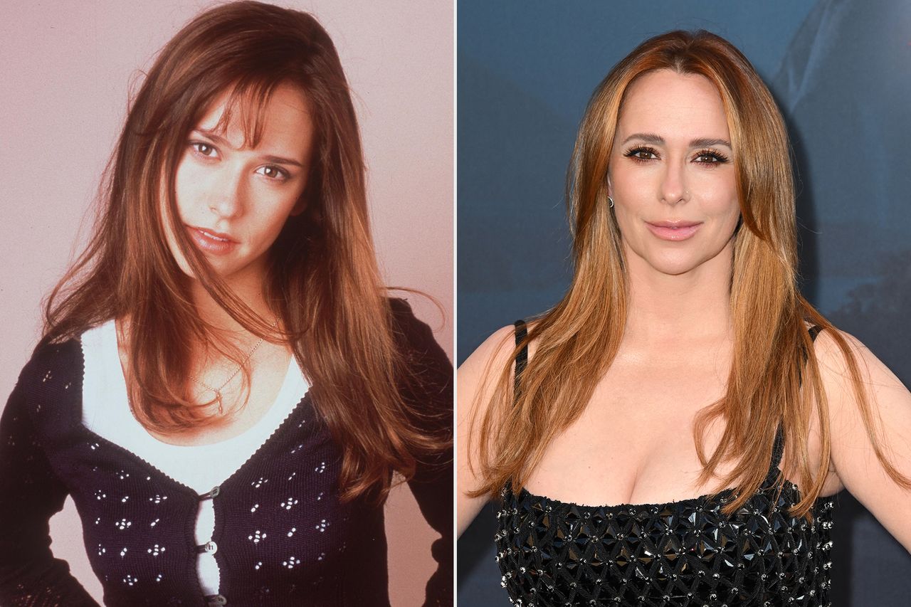 From left: Jennifer Love Hewitt as Sarah Reeves-Merrin on ‘Party of Five’; Jennifer Love Hewitt attends the world premiere of ‘I Know What You Did Last Summer’ at the United Theater on Broadway in L.A. on July 14, 2025Credit: Getty; ROBYN BECK/AFP via Getty