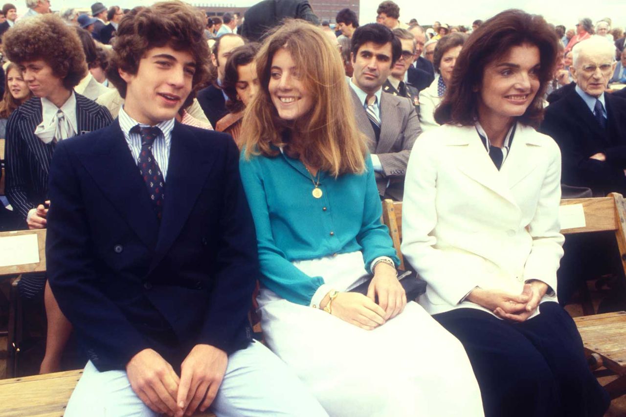 JFK Jr., Caroline Kennedy and Jackie KennedyCredit: Getty