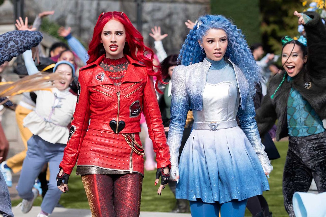 KYLIE CANTRALL, MALIA BAKER Kylie Cantrall and Malia Baker in ‘Descendants: Wicked Wonderland’Credit: Disney/David Astorga