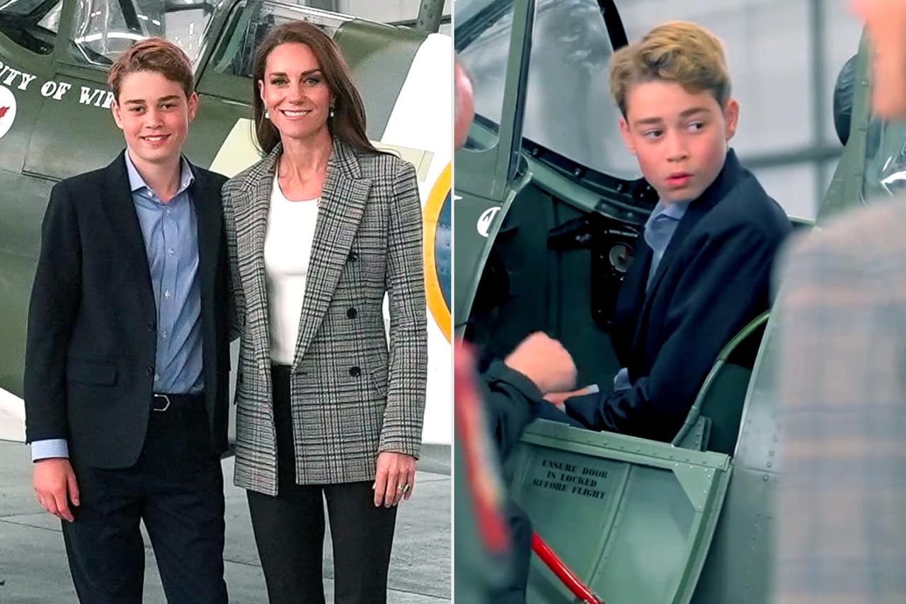 Prince George and Kate Middleton make a royal visit to RAF Coningsby on June 27, 2026Credit: The Prince and Princess of Wales/Instagram (2)