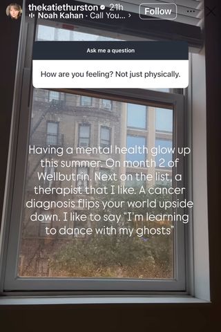 Katie Thurston says She's Taking Antidepressants amid Her 'Mental Health Glow Up'. Katie Thurston shared that she’s ‘having a mental health glow up this summer’Credit: Katie Thurston/Instagram