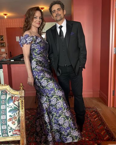 Kimberly Williams-Paisley, Brad Paisley, Instagram Kimberly Williams-Paisley and Brad Paisley show off their glam attire for Taylor Swift and Travis Kelce’s weddingCredit: Kimberly Williams-Paisley/Instagram