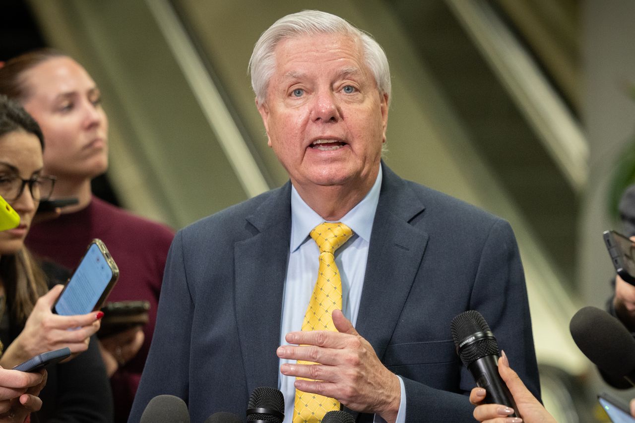 Sen. Lindsey Graham on March 3, 2026Credit: Nathan Posner/Anadolu via Getty