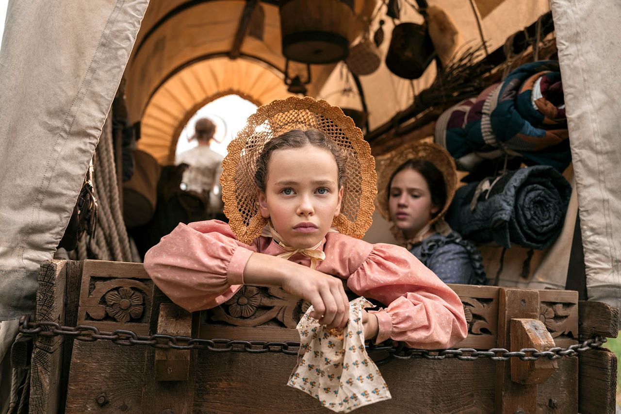 Alice Halsey and Skywalker Hughes on ‘Little House on the Prairie’Credit: Eric Zachanowich/Netflix