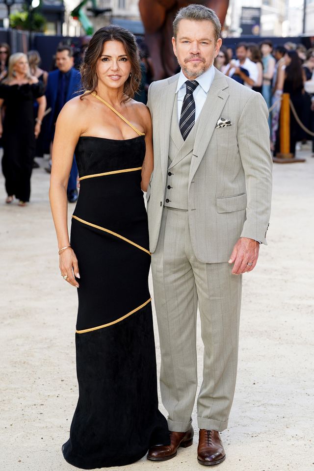 Luciana Damon and Matt Damon attending the Odyssey world premiere in Leicester Square on July 6, 2026. Luciana Damon (L) and Matt Damon (R) attending the Odyssey world premiere in Leicester SquareCredit: Ian West/PA Images via Getty