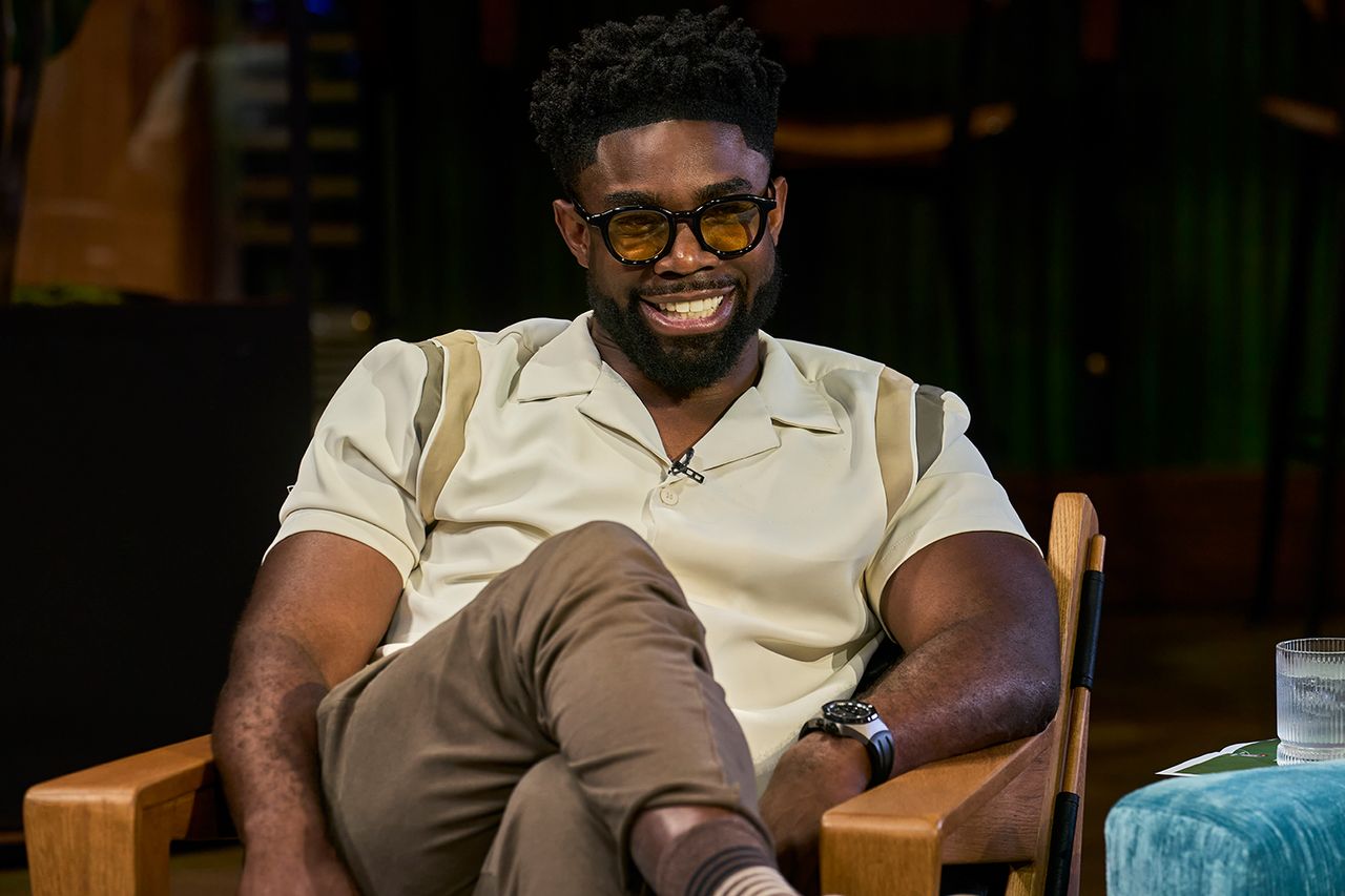 THE REST IS FOOTBALL Micah Richards on ‘The Rest Is Football’Credit: Clifton Prescod/NETFLIX