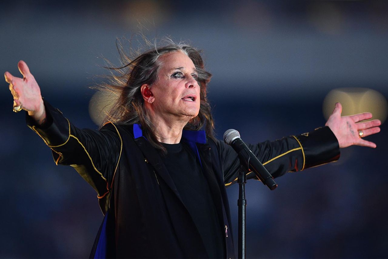 Ozzy Osbourne performs at halftime during an NFL game on September 8, 2022, at SoFi Stadium in Inglewood, CA. Ozzy Osbourne performs at halftime during an NFL game on September 8, 2022, at SoFi Stadium in Inglewood, CA.Credit: Brian Rothmuller/Icon Sportswire via Getty