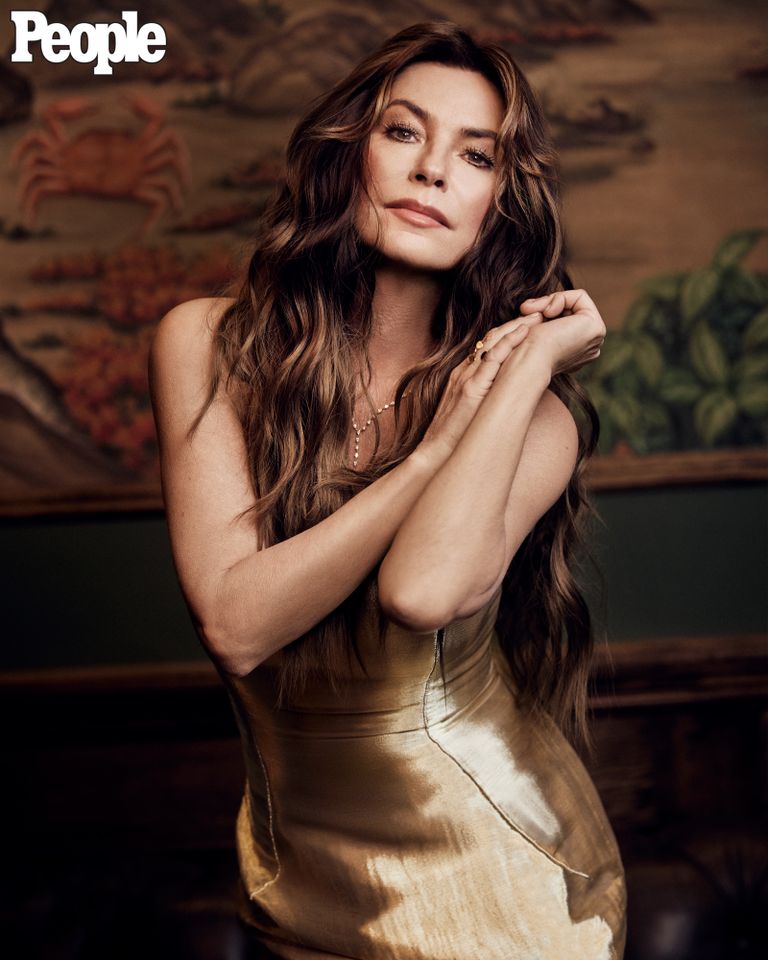 shania twain shot for PEOPLE Shania Twain in N.Y.C. on July 21, 2026; Shania Twain on the cover of the Aug. 10, 2026 issue of PEOPLECredit: Victoria Will
