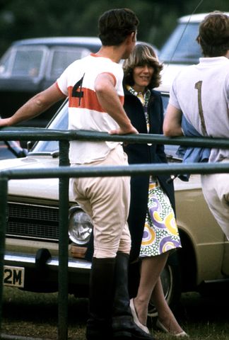 Prince Charles chats to Camilla Parker-Bowles at a polo match, circa 1972. Prince Charles with Camilla at a polo match, circa 1972Credit: Hulton-Deutsch Collection/CORBIS/Corbis via Getty