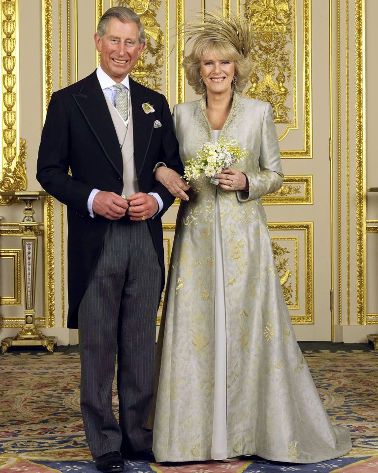 the Prince of Wales and his new bride Camilla, Duchess of Cornwall Charles and Camilla at their wedding in 2005Credit: Anwar Hussein Collection/ROTA/WireImage