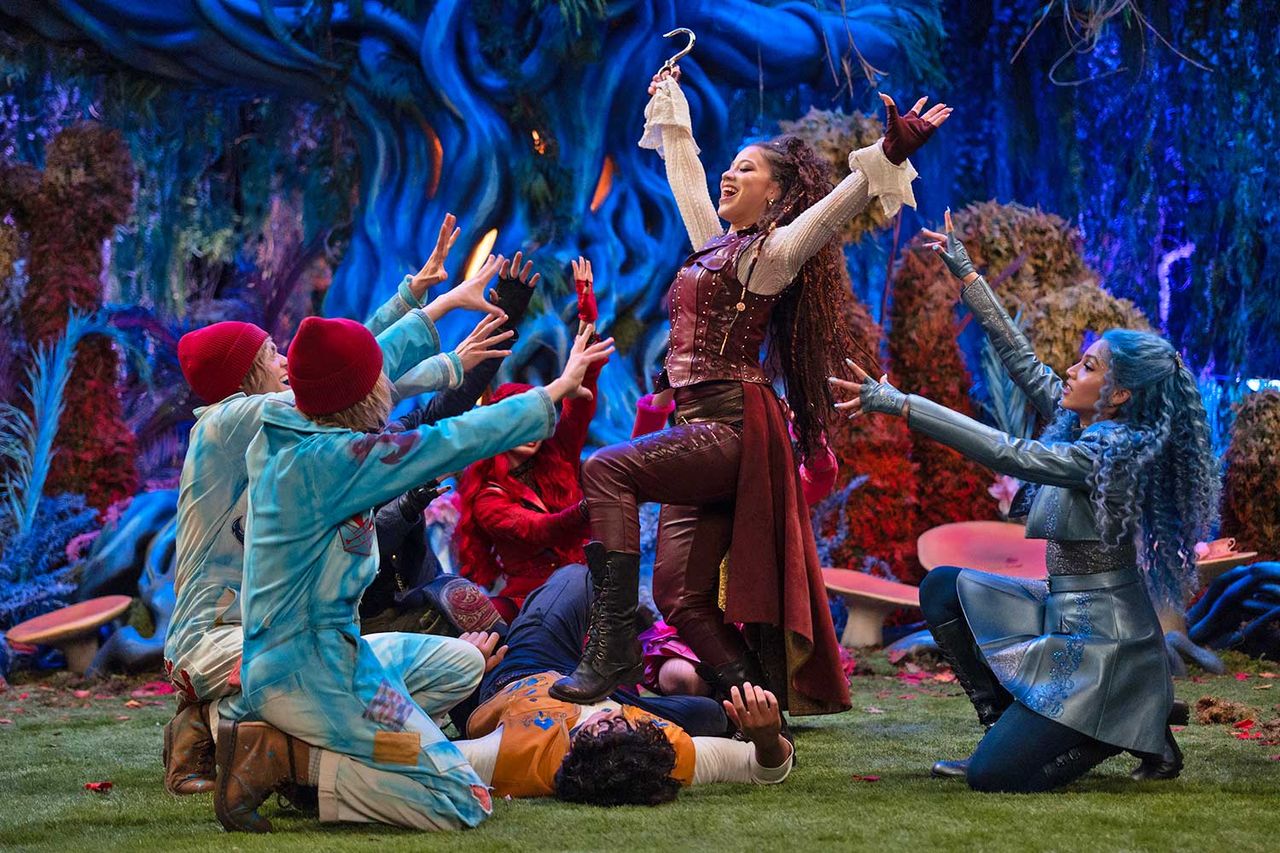 RYAN MCEWEN, KIARA ROMERO, MALIA BAKER Kiara Romero in ‘Descendants: Wicked Wonderland’Credit: Disney/David Astorga
