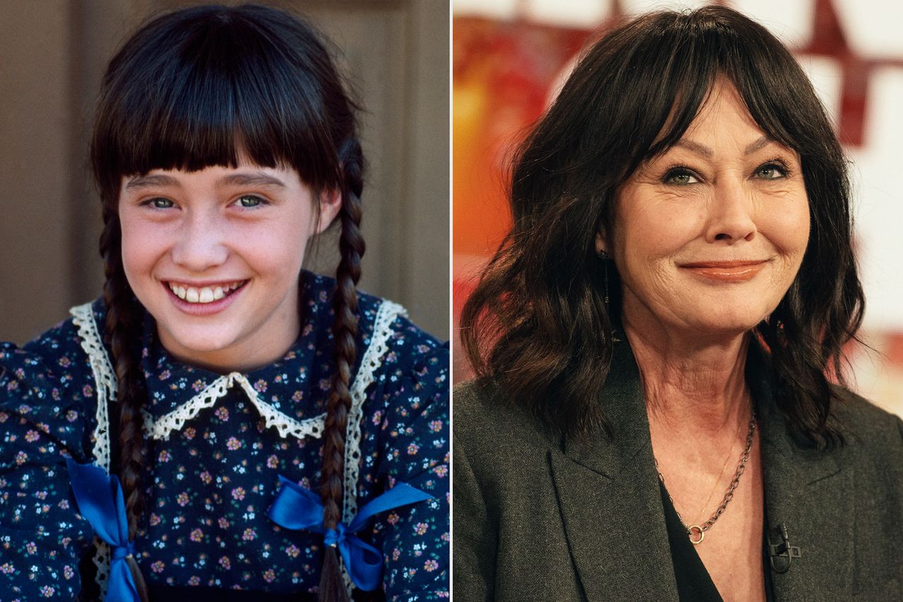 Shannen Doherty as Jenny Wilder, LITTLE HOUSE ON THE PRAIRIE; Shannen Doherty, THE KELLY CLARKSON SHOW Shannen DohertyCredit: Frank Carroll/NBCU Photo Bank/NBCUniversal via Getty; Weiss Eubanks/NBCUniversal via Getty