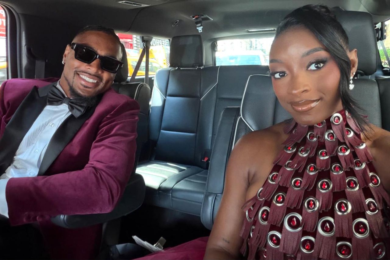 Simone Biles and Jonathan Owens attend Taylor Swift and Travis Kelce’s weddingCredit: Simone Biles/Instagram