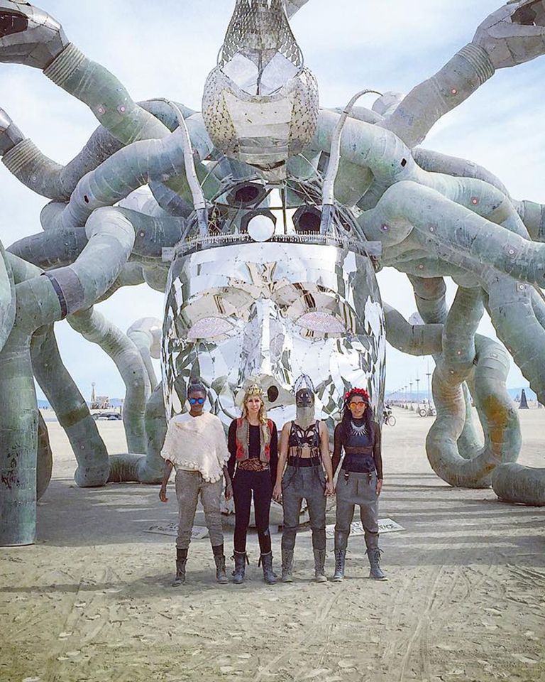 Celebrities Who Have Attended Burning Man Sophia Bush at Burning ManCredit: Sophia Bush/Instagram