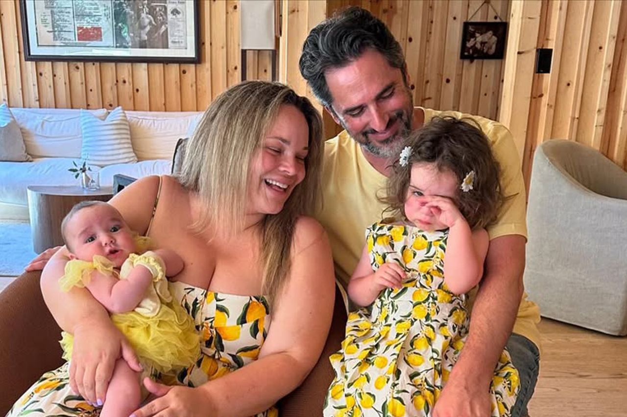 Trisha Paytas, Moses Hacmon, Malibu, Elvis Trisha Paytas with husband Moses and two of their children, Malibu and ElvisCredit: Trisha Paytas / Instagram