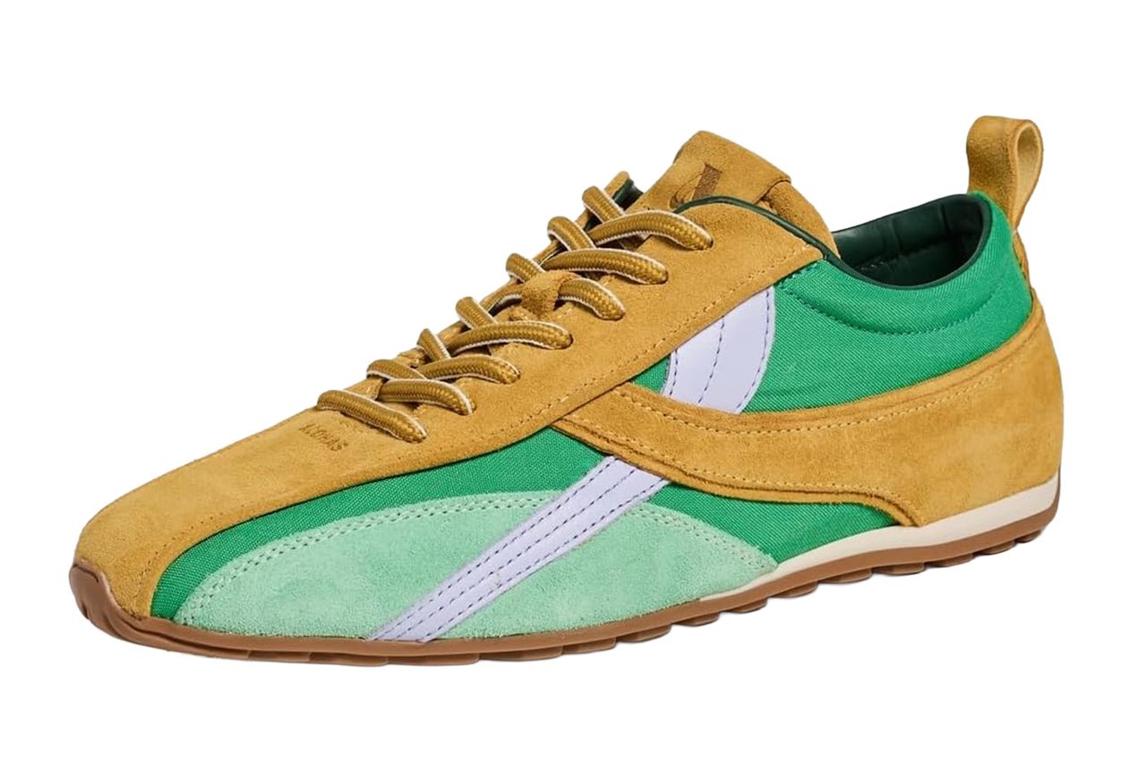 ALOHAS Women's TB.304 Nylon Leather Sneakers Credit: Amazon