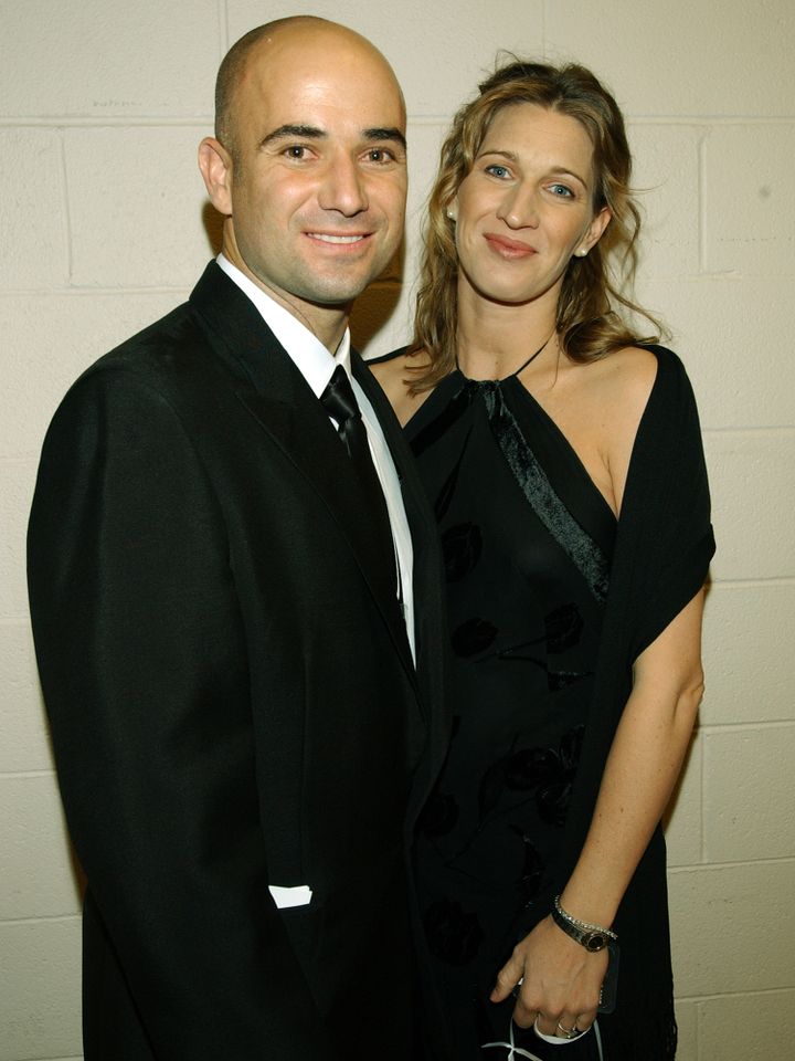 Andre Agassi & Steffi Graf Andre Agassi & Steffi GrafCredit: Kevin Mazur/WireImage