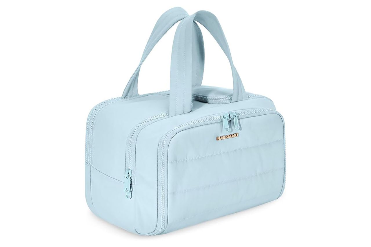 bagsmart travel toiletry bag crush toiletry bag Credit: Amazon