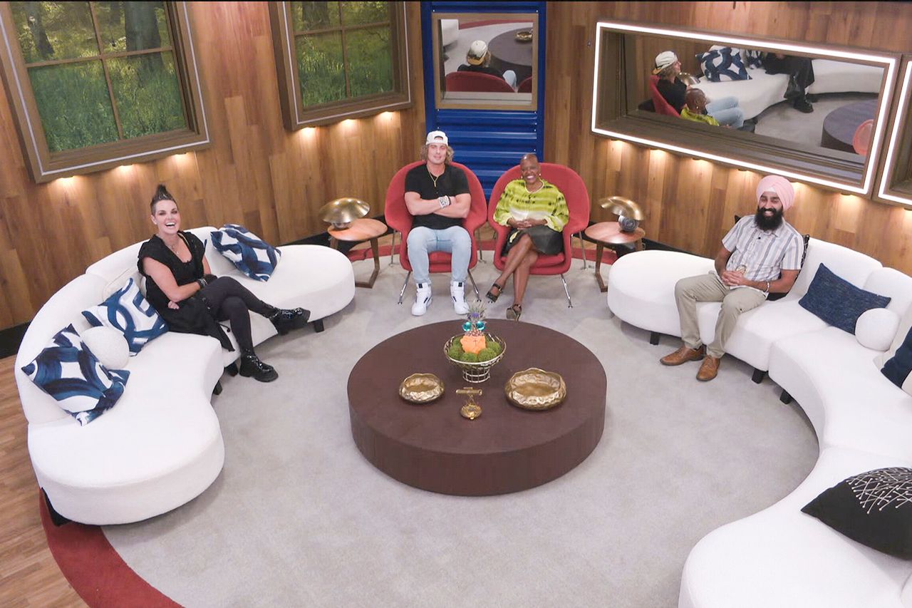 Bowie Jane, Matt Klotz, Felicia Cannon and Jag Bains on Big Brother. Bowie Jane, Matt Klotz, Felicia Cannon and Jag Bains on Big Brother.Credit: CBS ©2023