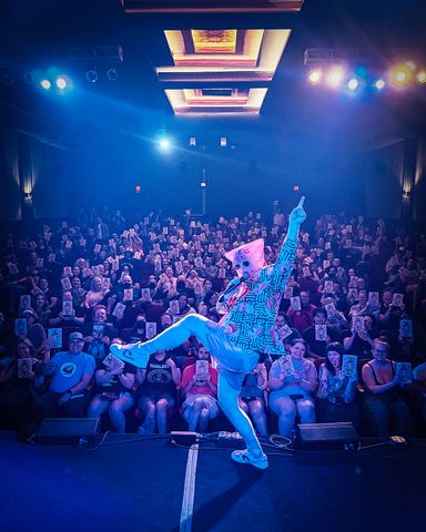 Chuck Tingle at one of his live eventsCredit: Sam Rand