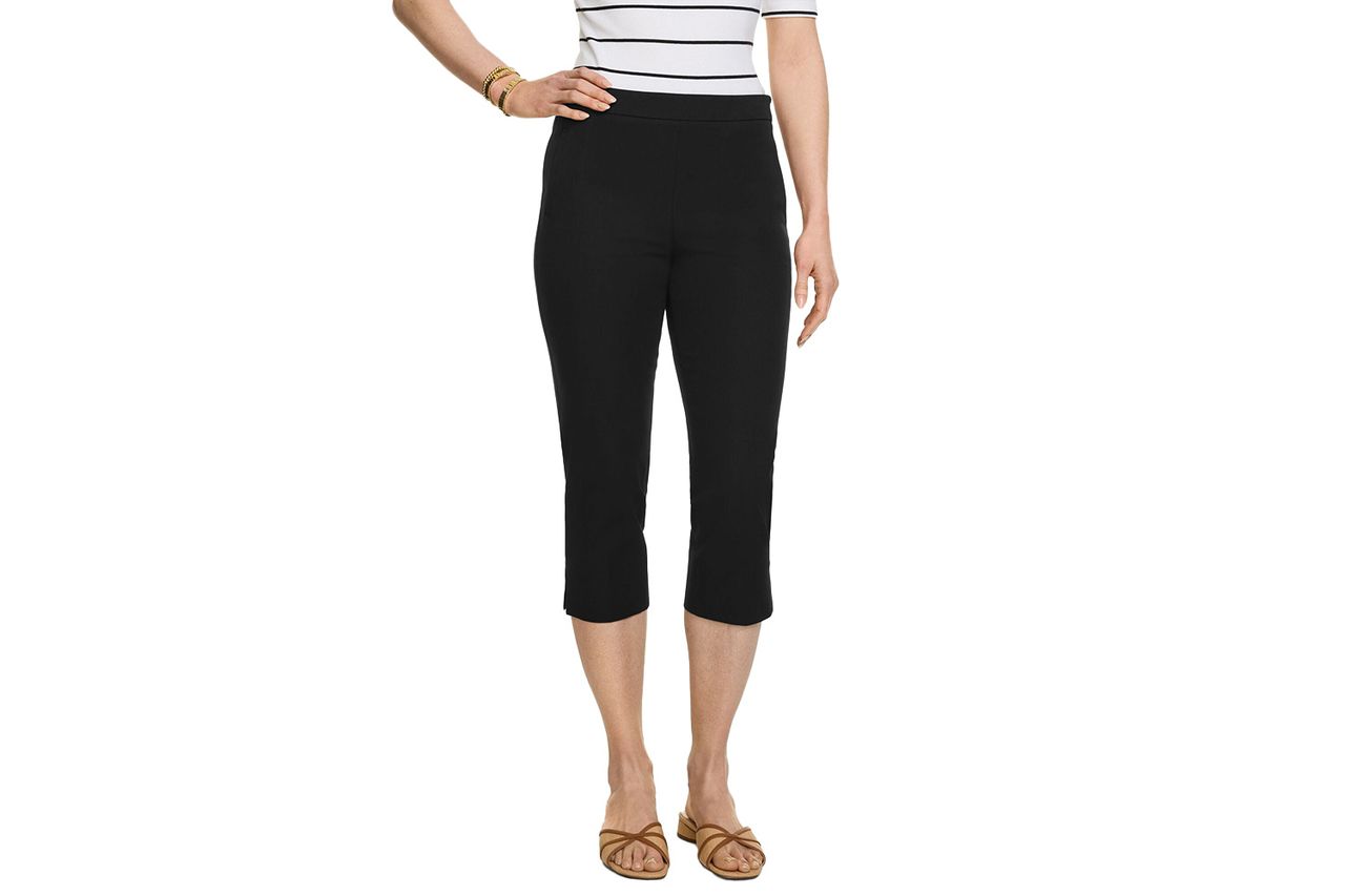 Cotton Bi-Stretch Capri Pants Credit: Talbots