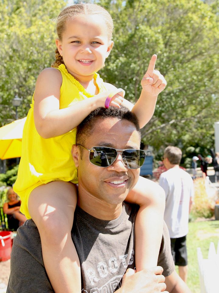 Cuba Gooding Jr. with his daughter Piper Gooding at the 4th Annual Kidstock Music and Arts Festival on June 6, 2010 in Los Angeles, California.Credit: Alex Berliner/BEI/Shutterstock