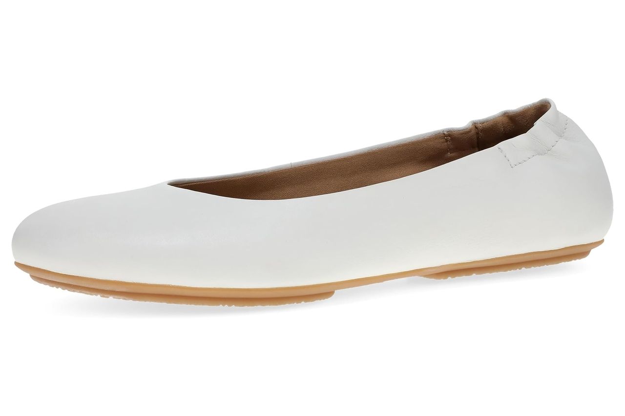 Dansko Mollie Slip-On Ballerina Flats for Women – Built-in Wedge with Arch Support – Versatile Casual to Dressy Footwear – Lightweight Rubber Outsole Credit: Amazon