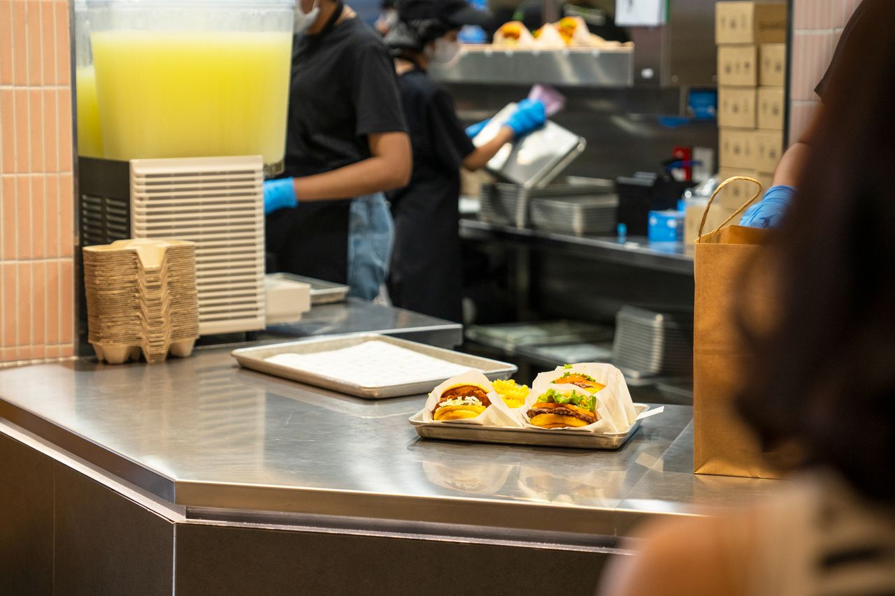 Fast food restaurant Some fast food chains have reportedly seen lower stock prices amid cyclosporiasis outbreaks. (Shake Shack has not been linked to the outbreaks)Credit: Getty