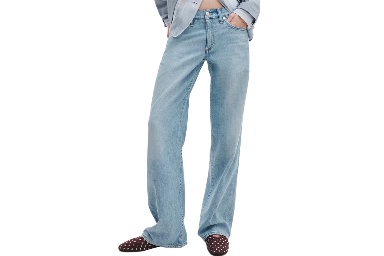 Featherweight Cam Mid Rise Relaxed Straight Leg Jeans rag & bone Credit: Nordstrom