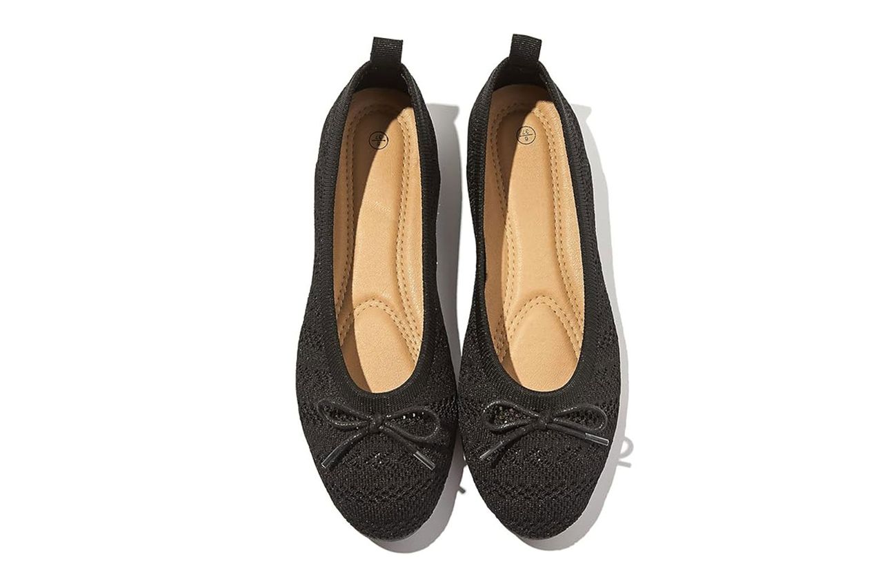 Flats Shoes Dress Shoes Round Toe Ballet Flats Credit: Amazon