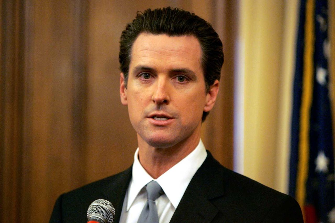 San Francisco Mayor Gavin Newsom admits to an affair with Ruby Rippey-Tourk, the wife of his reelection campaign manager Alex Tourk, during a press conference on Feb. 1, 2007, in San FranciscoCredit: Justin Sullivan/Getty
