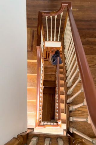 Nina Becht’s spiral staircaseCredit: Nina Becht