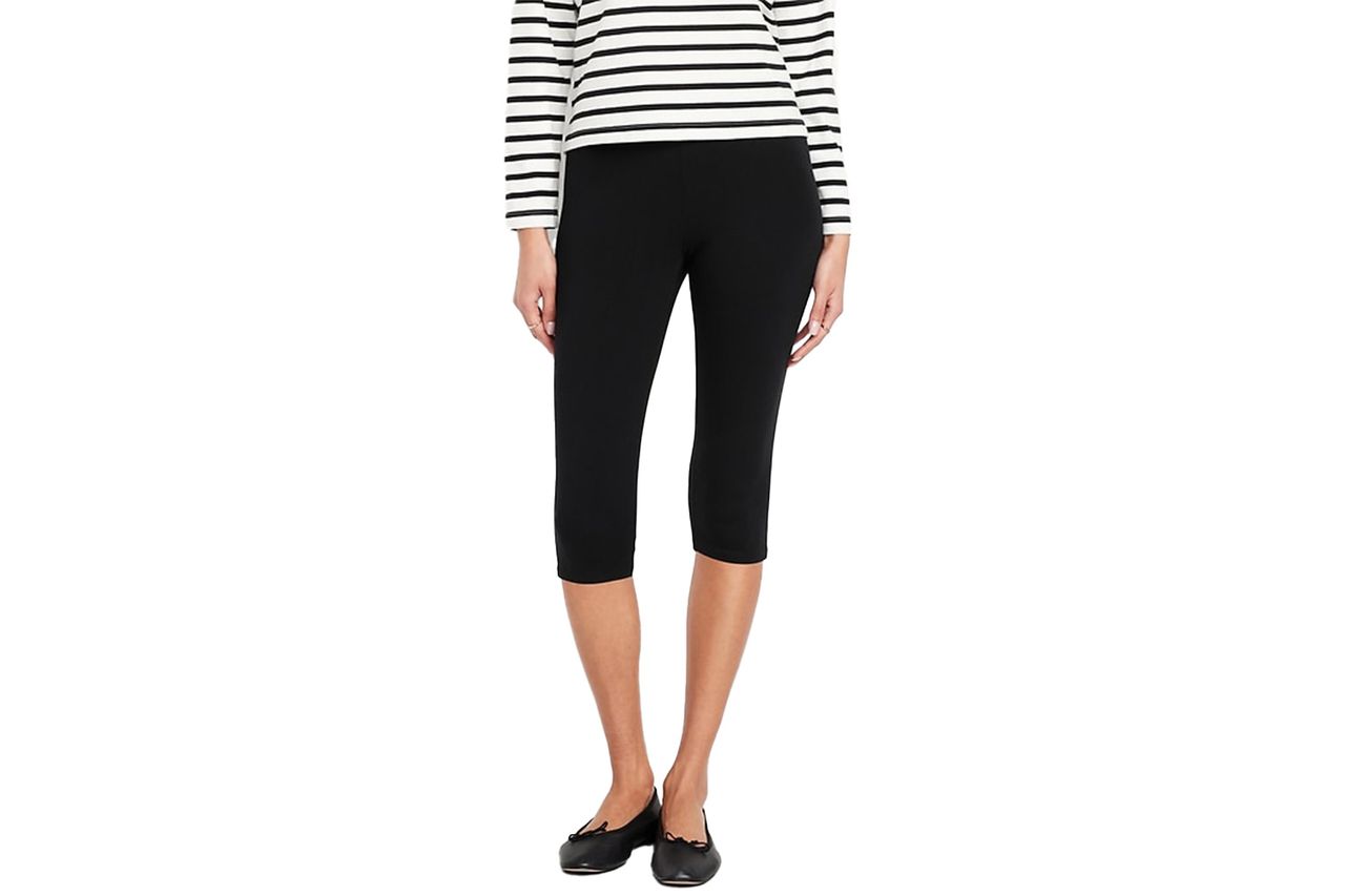 High-Waisted Fashion Layering Capri Legging Credit: Old Navy