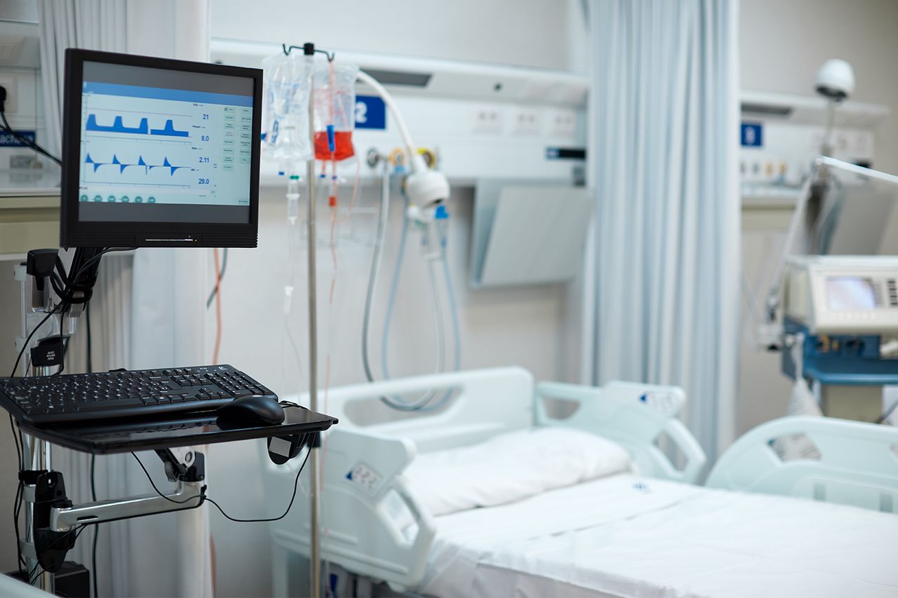 Hospital Bed Hospital bed (stock image)Credit: Getty